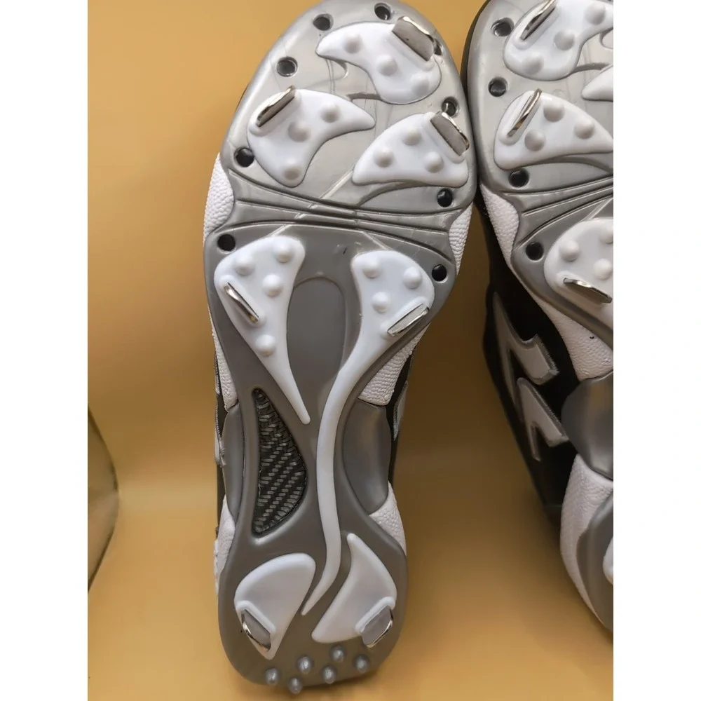 Dark Green Ringor Dynasty II Spike Women's Softball Cleats‎ All-Leather. 8.5